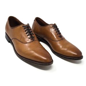 Allen Edmonds Plain Toe Carlyle Oxford Dress Shoe Walnut Brown Men's 9 E